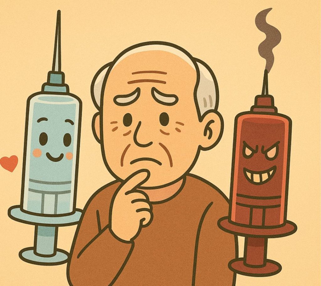 疫苗副作用、老年人施打疫苗、疫苗注意事項