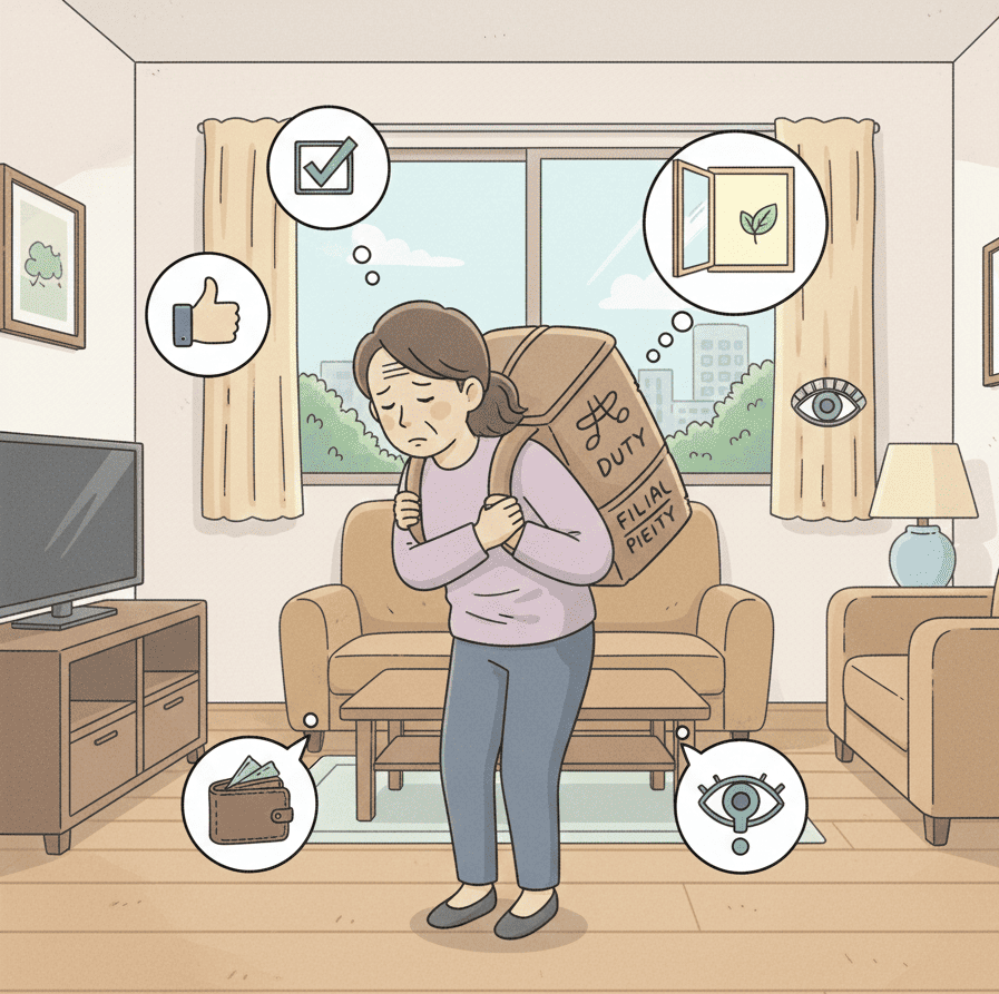 照顧壓力、斷食善終、照顧離職