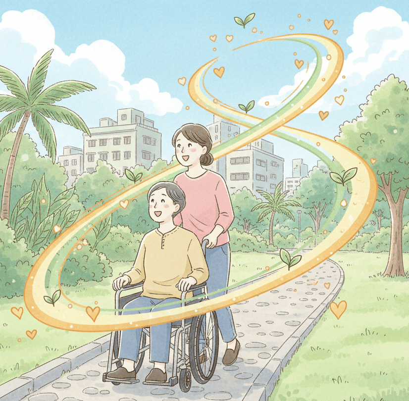 孝道壓力、照顧離職、斷食善終、照顧壓力